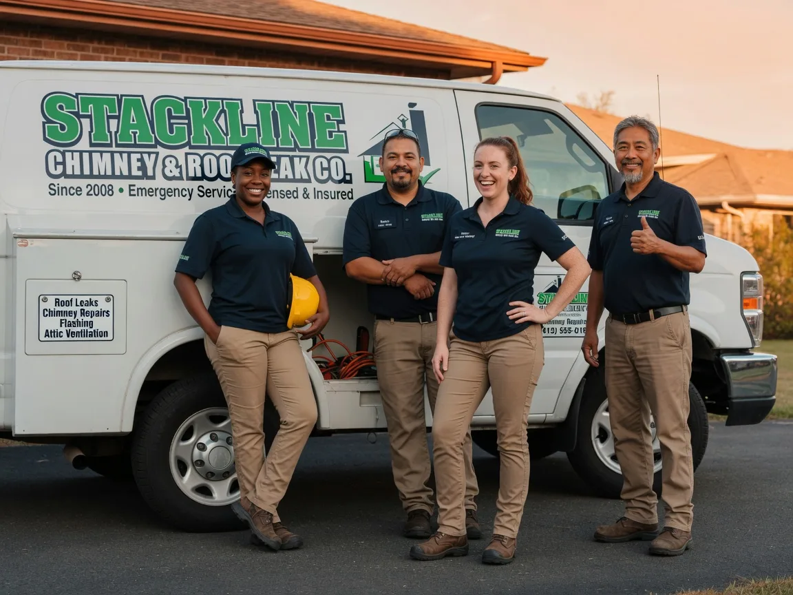 Chimney flashing repair company in Rescue, CA